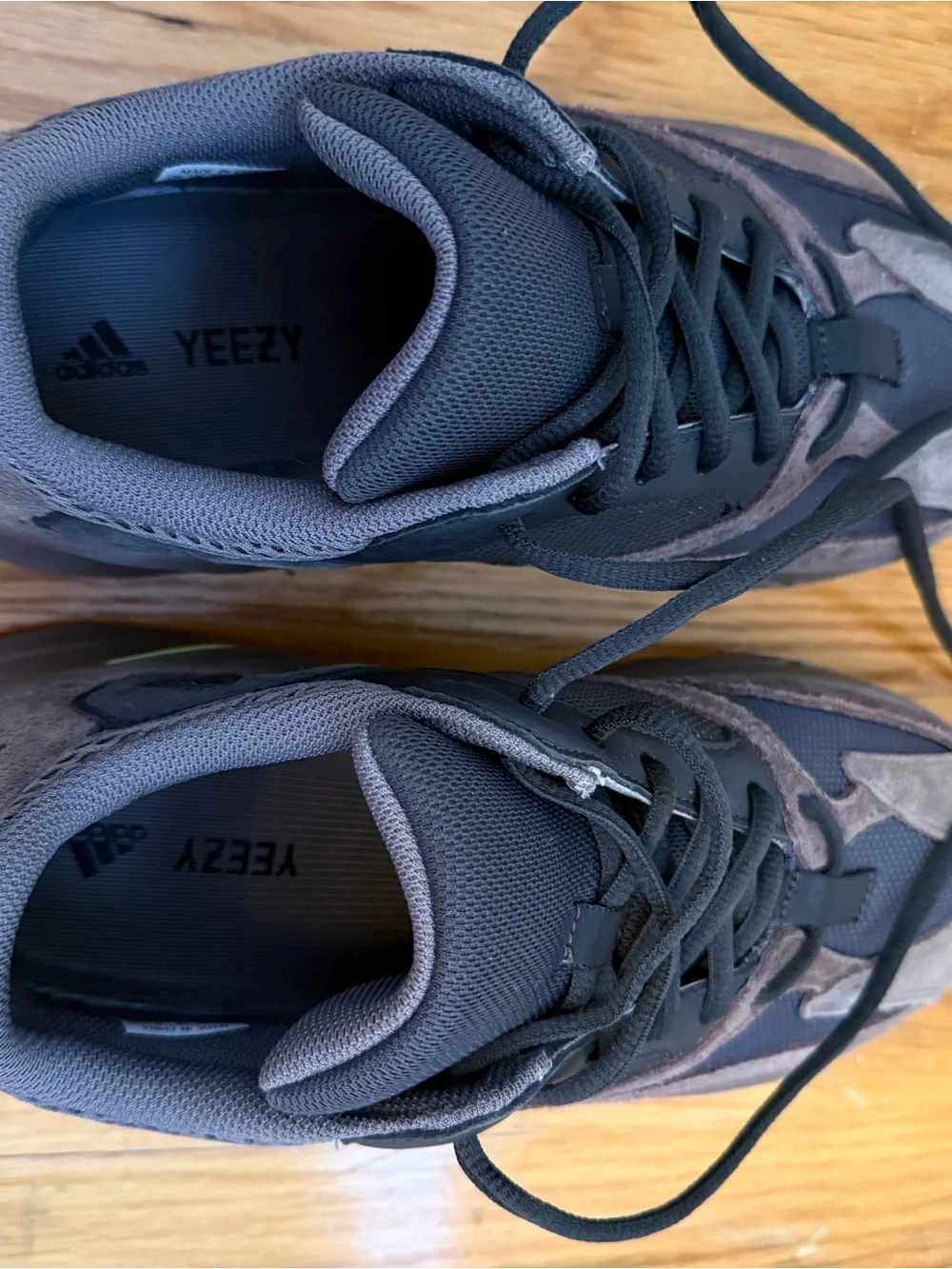 adidas Men's Chunky Sneakers in Brown, Gray and Yellow Accent